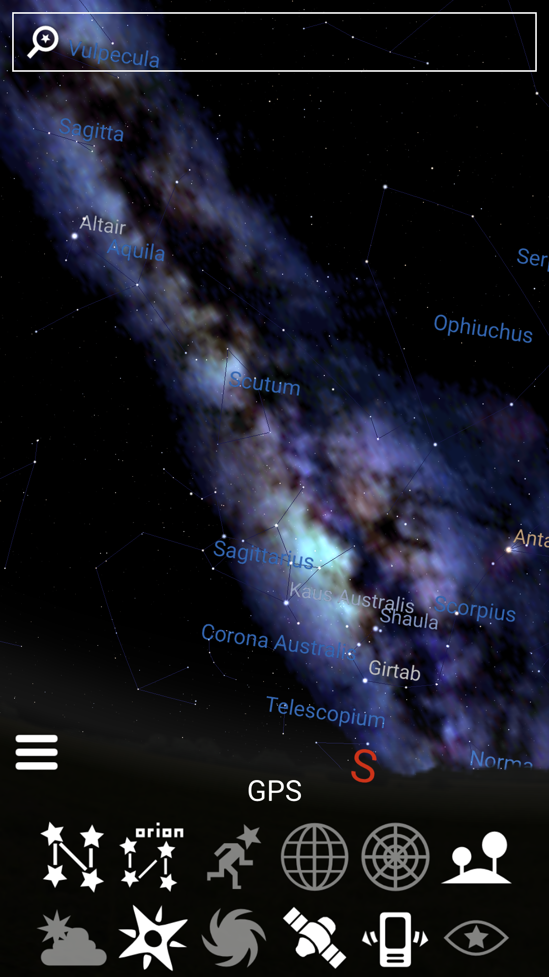 how to use stellarium mobile 1.23